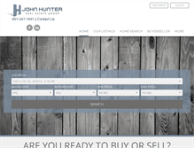 Tablet Screenshot of johnhunterrealestate.com